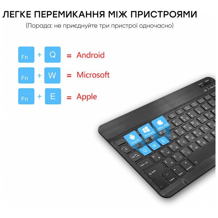 Клавиатура AirOn Easy Tap для Smart TV та планшета (4822352781027) изображение 6