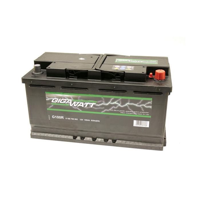 Аккумулятор автомобильный GigaWatt 100А (0185760002) изображение 2