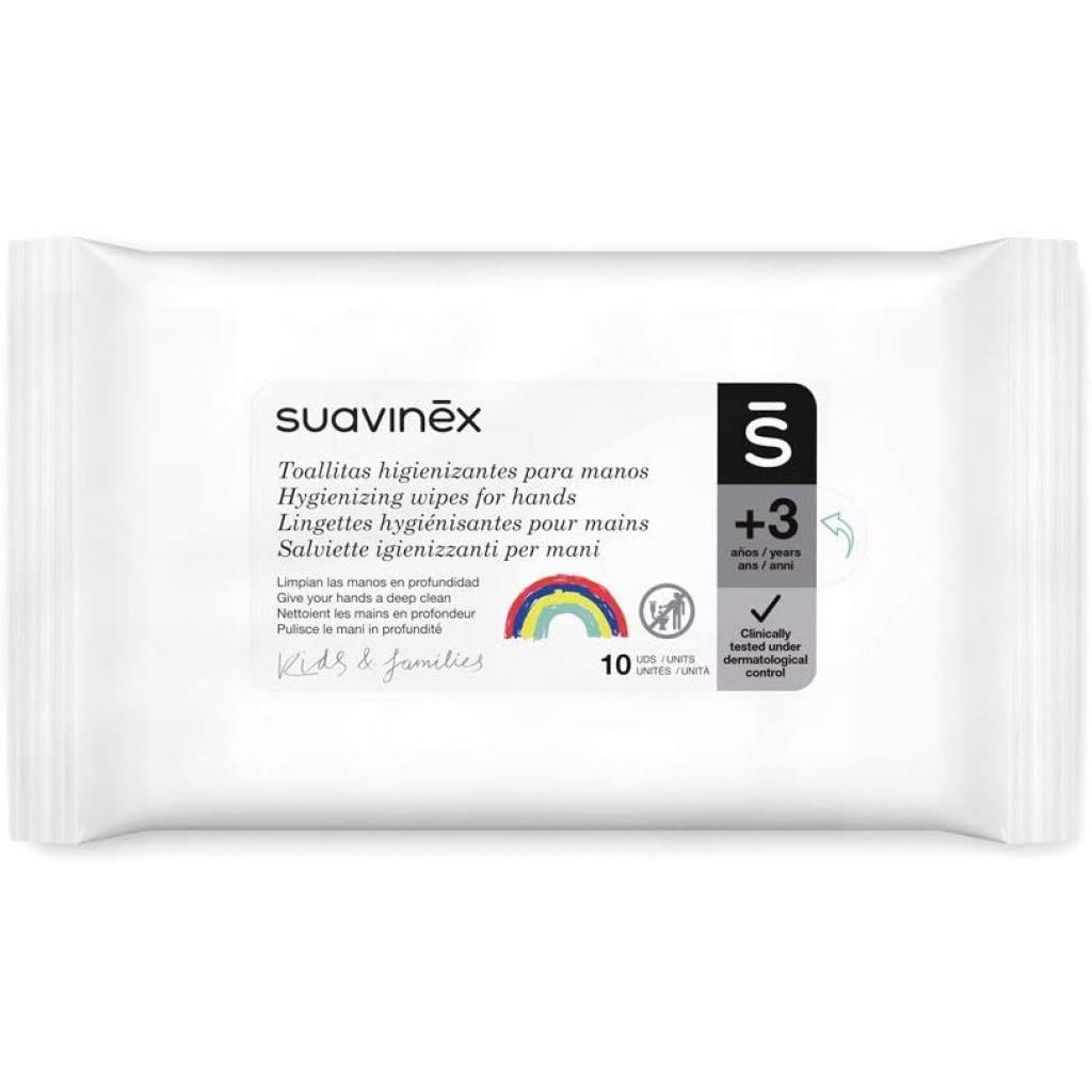 Детские влажные салфетки Suavinex с антисептическим эффектом 10 шт (401245)