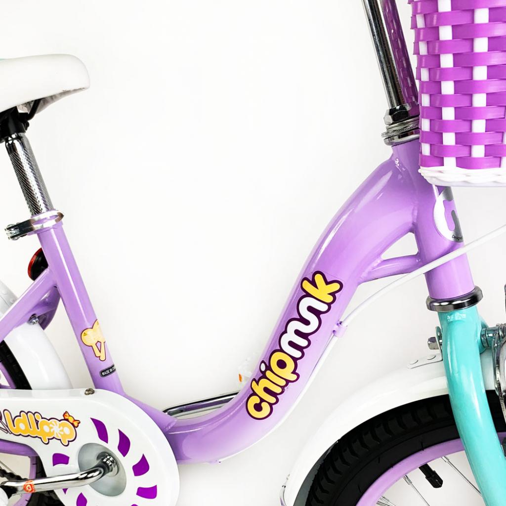 Детский велосипед Royal Baby Chipmunk MM Girls 16", Official UA, фиолетовый (CM16-2-purple) изображение 4