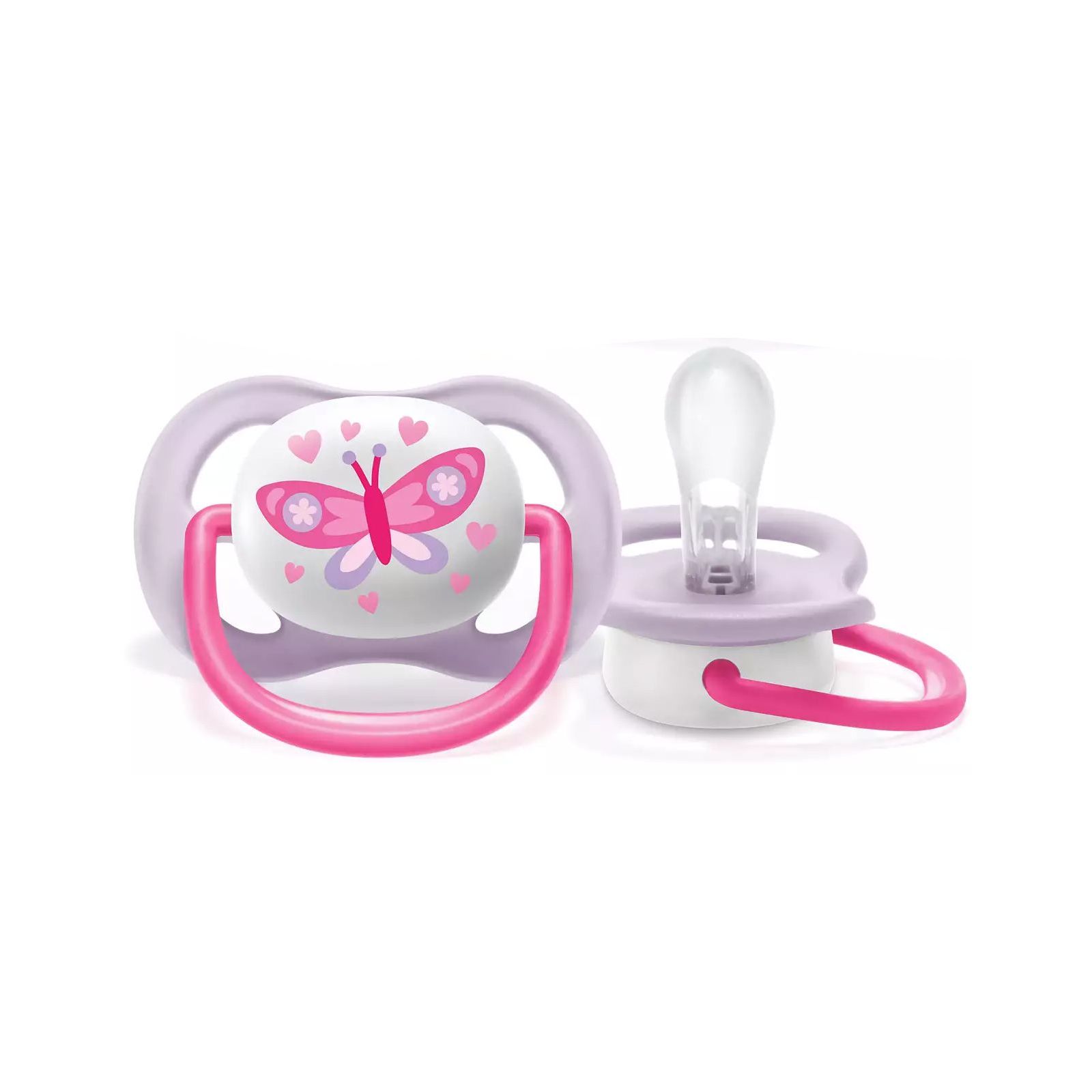 Пустушка Philips AVENT Ultra Air I love… для дівчат 0-6 міс (SCF080/02) зображення 3