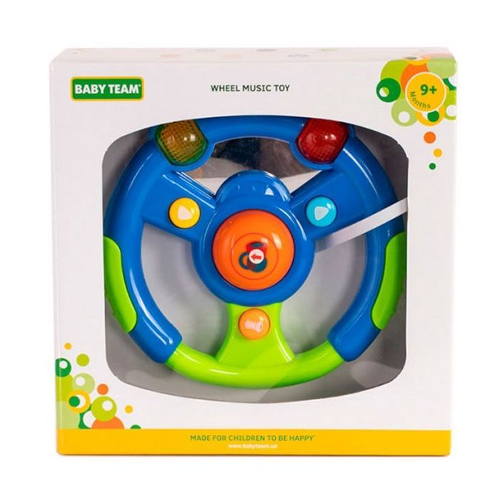Развивающая игрушка Baby Team Музыкальный руль (8628) изображение 2