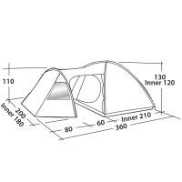 Палатка Easy Camp Eclipse 300 Rustic Green (928898) изображение 2