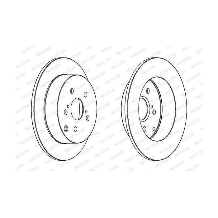 Тормозной диск FERODO DDF1419