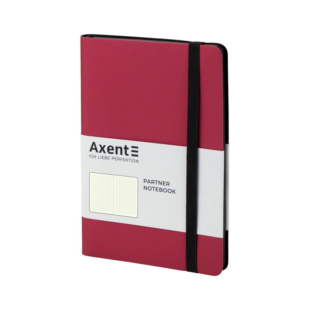 Книга записна Axent Partner Soft 125х195 мм в точку 96 аркушів Червона (8310-05-A) зображення 2