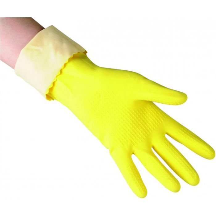 Перчатки хозяйственные Vileda Super Grip латексные L 1 пара (4023103092624) изображение 2