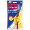 Перчатки хозяйственные Vileda Super Grip латексные L 1 пара (4023103092624)
