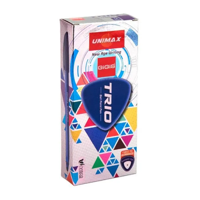 Ручка кулькова Unimax Trio, фіолетова (UX-104-11) зображення 3