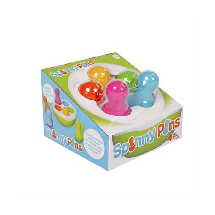 Розвиваюча іграшка Fat Brain Toys Сортер-балансир Неваляшки Spinny Pins (TFA248) зображення 2