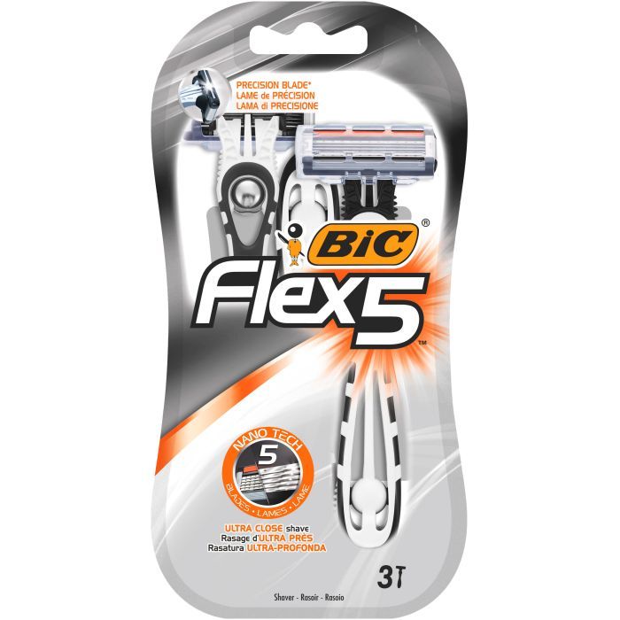 Бритва Bic Flex 5 3 шт. (3086123492868)