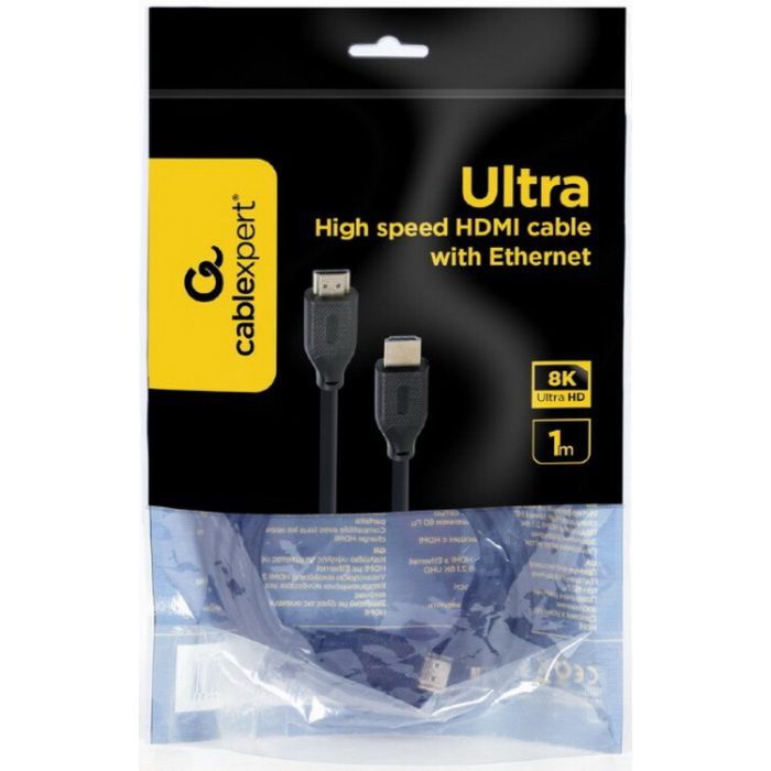 Кабель мультимедійний HDMI to HDMI 3.0m V.2.1 Cablexpert (CC-HDMI8K-3M) зображення 4
