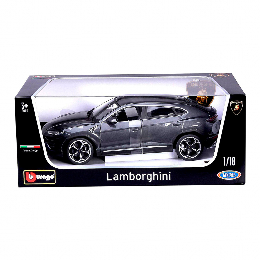 Машина Bburago Lamborghini Urus 118 Сіра (18-11042G) зображення 8