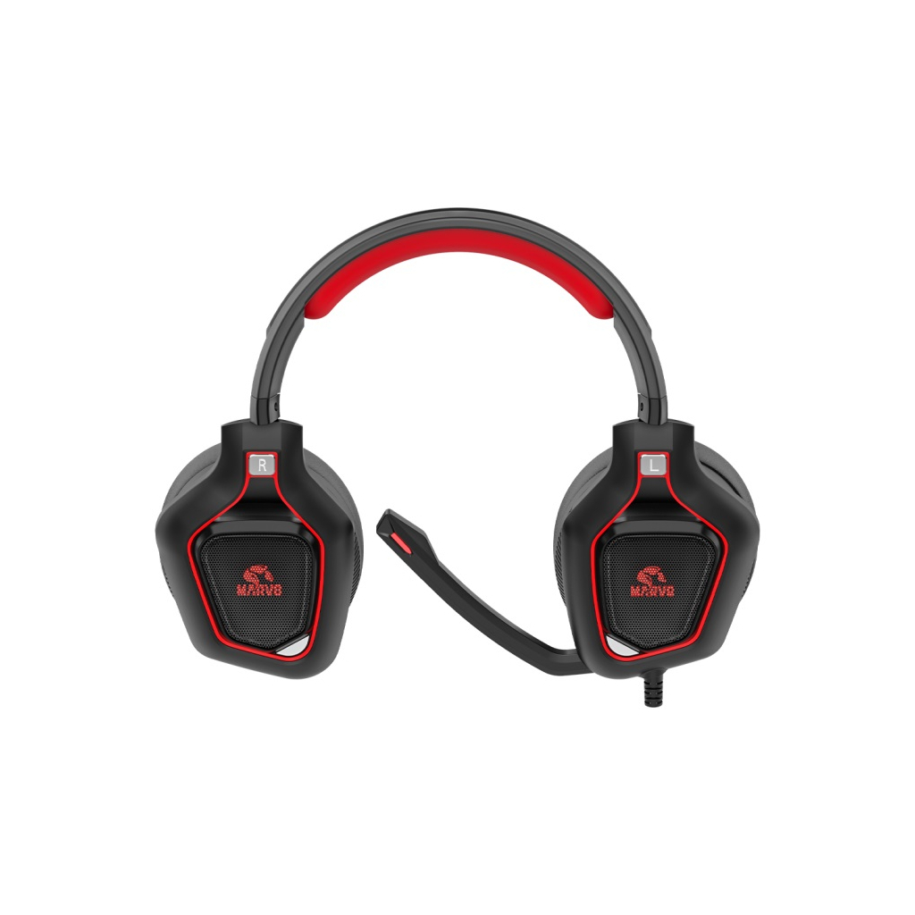 Навушники Marvo HG8960 Pro Red-LED Black/Red (HG8960) зображення 2