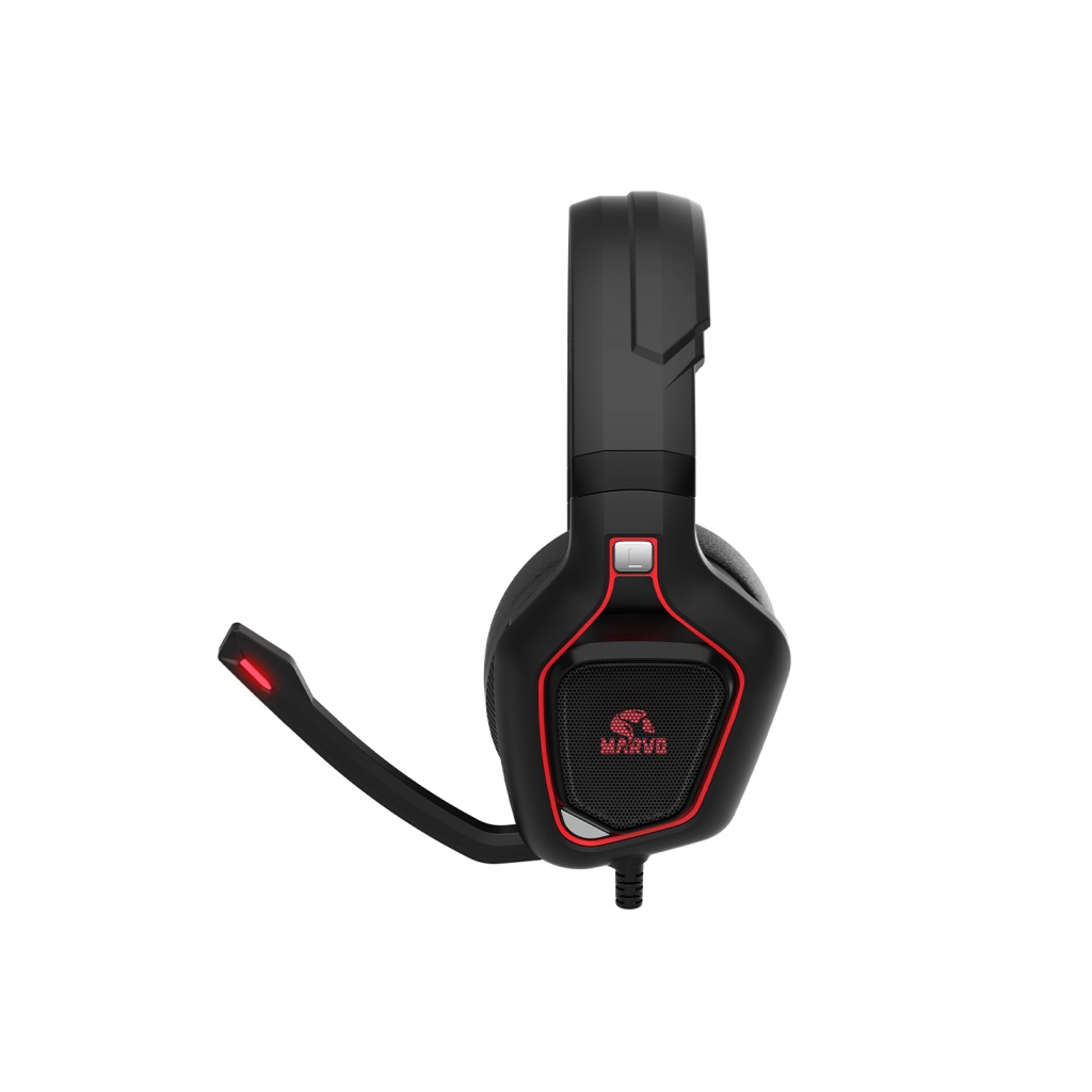 Навушники Marvo HG8960 Pro Red-LED Black/Red (HG8960) зображення 3