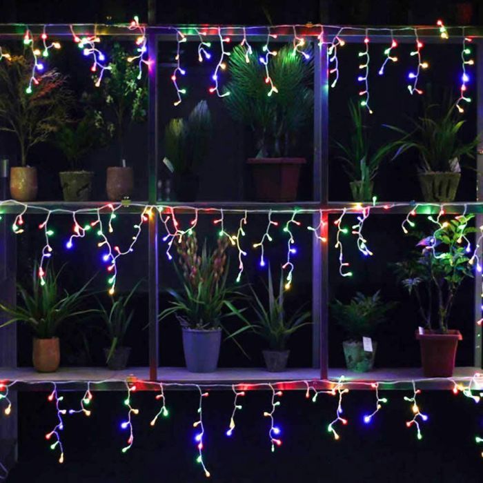 Гирлянда ColorWay Бахрома 3мx0.6м 100Led IP20 цветная (CW-GF-100L36VMC) изображение 3