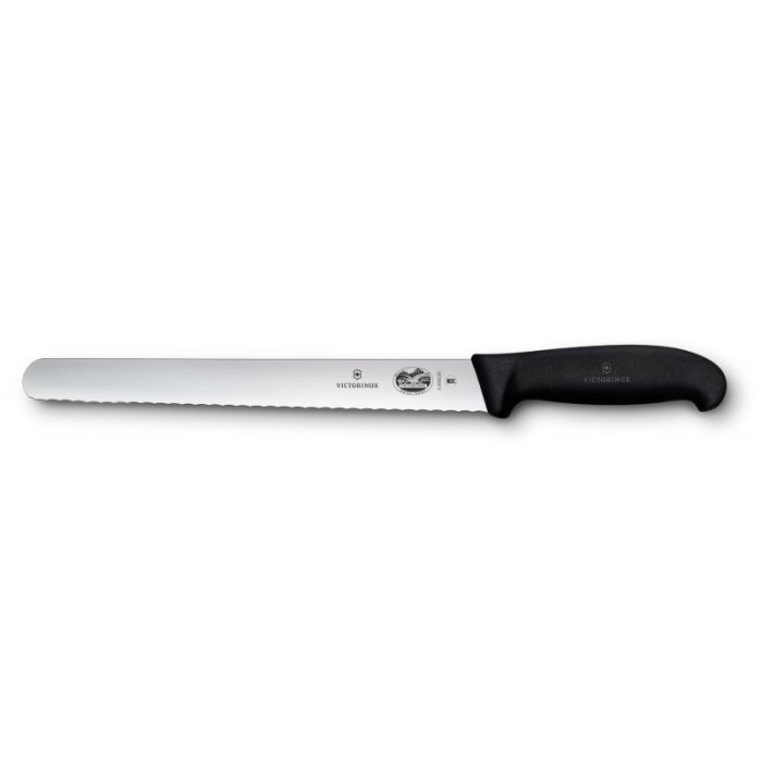 Кухонный нож Victorinox Fibrox Larding 25 см Serrated Black (5.4233.25)