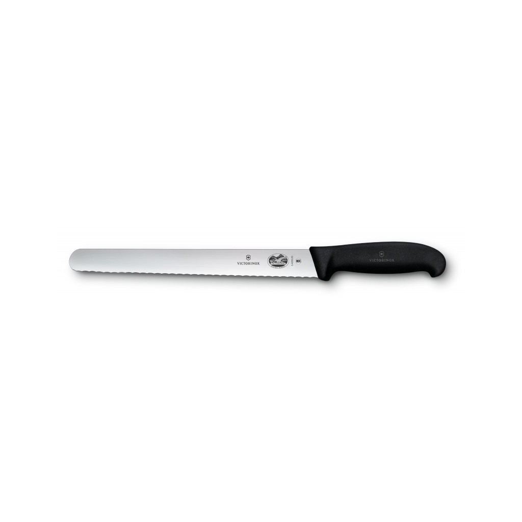 Кухонный нож Victorinox Fibrox Larding 25 см Serrated Black (5.4233.25)