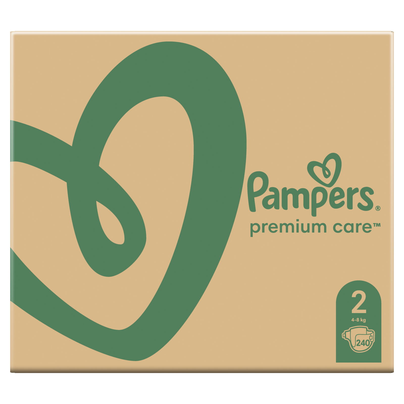 Подгузники Pampers Premium Care Mini Размер 2 (4-8 кг) 240 шт (8001090379474) изображение 2