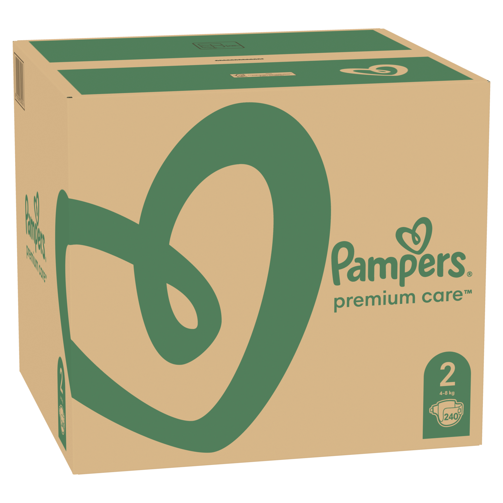 Подгузники Pampers Premium Care Mini Размер 2 (4-8 кг), 148 шт (4015400770275) изображение 3