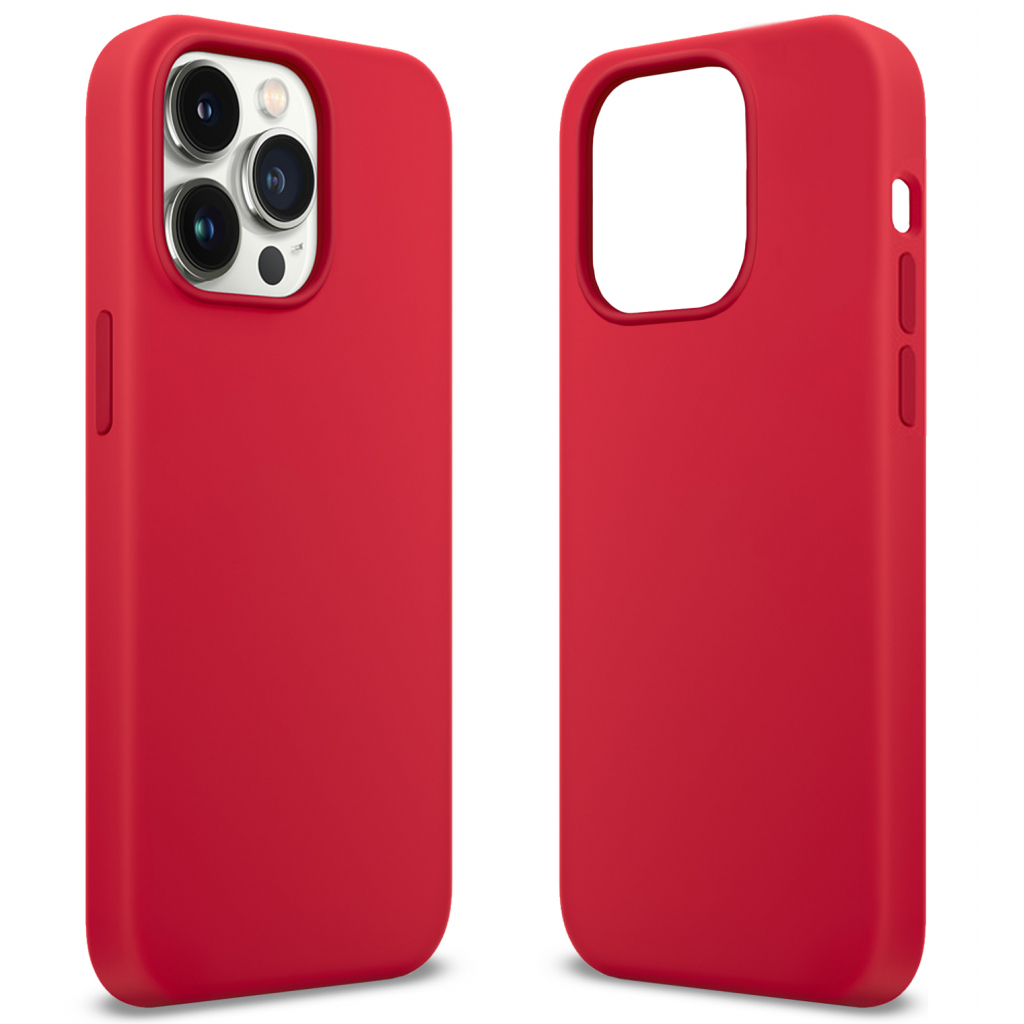 Чехол для мобильного телефона MakeFuture Apple iPhone 13 Pro Premium Silicone Red (MCLP-AI13PRD)