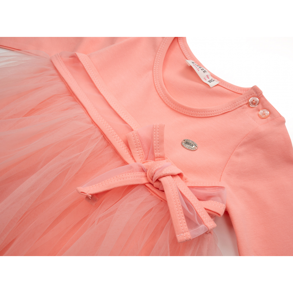 Платье Breeze с фатиновой юбкой (12302-98G-peach) изображение 3
