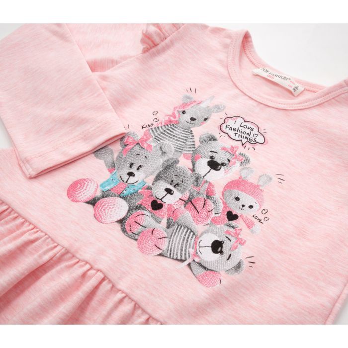 Плаття дитяче POP FASHION з іграшками (6747-116G-peach) зображення 3