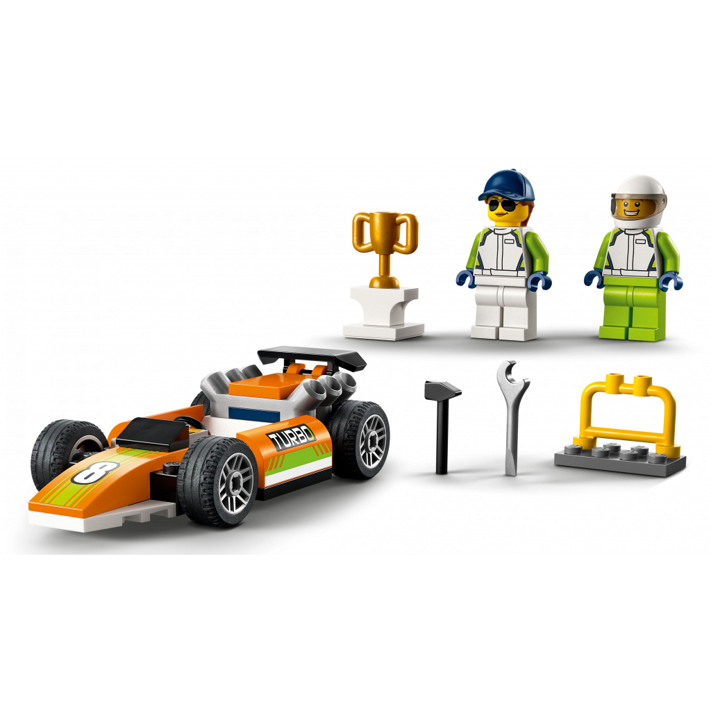 Конструктор LEGO City Гоночный автомобиль 46 деталей (60322) изображение 5