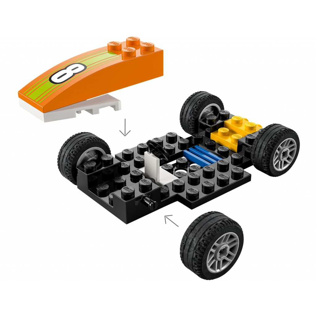 Конструктор LEGO City Гоночный автомобиль 46 деталей (60322) изображение 6