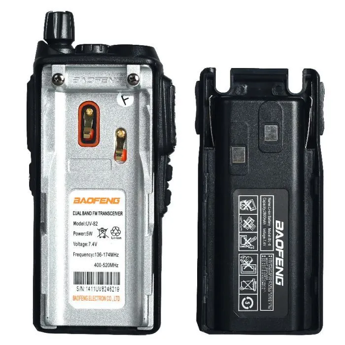 Портативна рація Baofeng UV-82 зображення 7