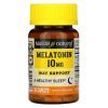 Аминокислота Mason Natural Мелатонин 10 мг, Melatonin, 60 каплет (MAV18105)