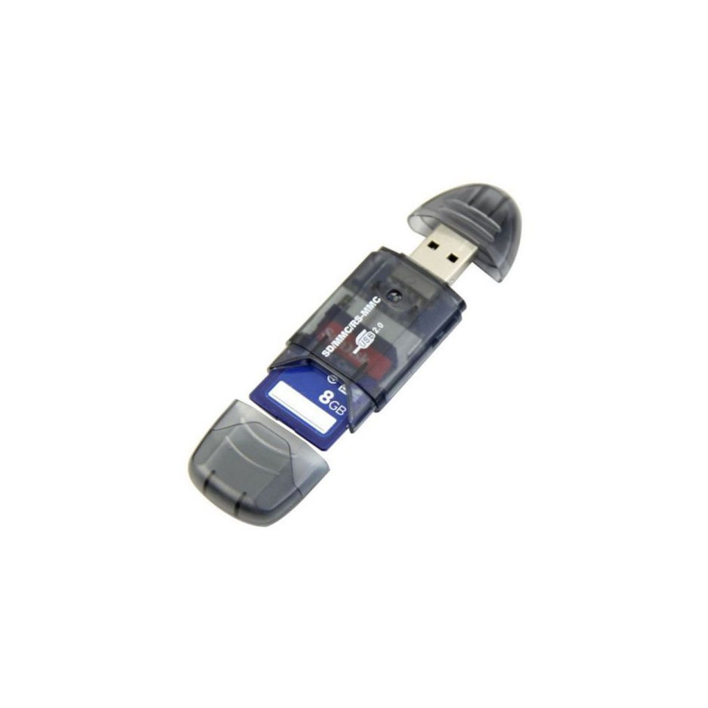 Зчитувач флеш-карт ST-Lab SD/ SDHC/ MMC /RS-MMC (U-371 black) зображення 3