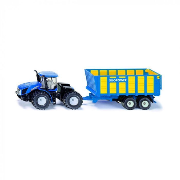 Спецтехніка Siku Трактор New Holland T9.560 з причепом (6000481) зображення 2