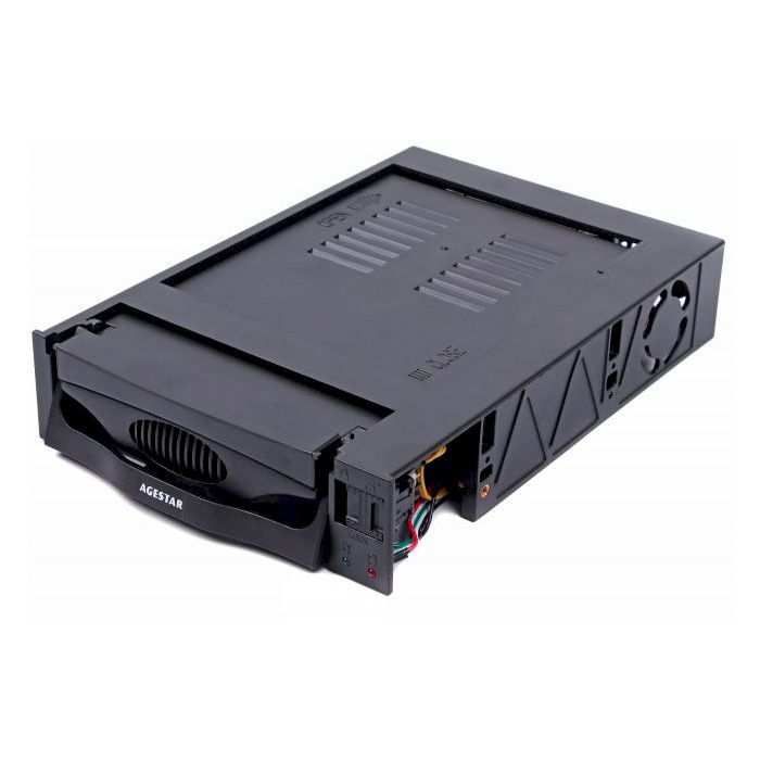 Карман внутренний AgeStar SATA Power Slide Switch 2 fan black (SR3P-SW-2F(BLACK))