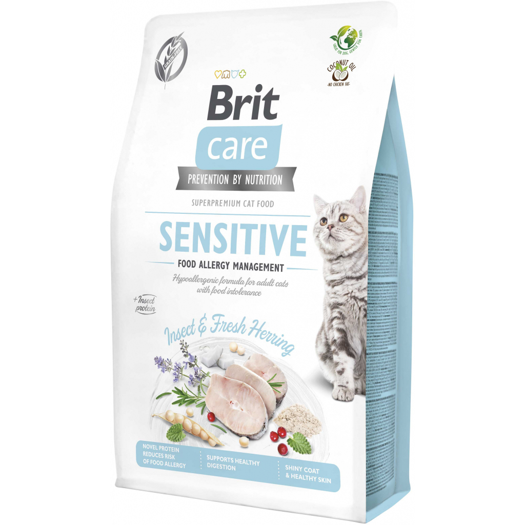 Сухой корм для кошек Brit Care Cat GF Insect 2 кг (8595602554218)