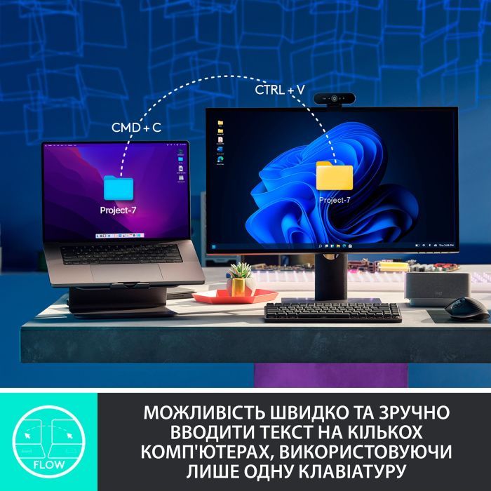 Клавиатура Logitech MX Mechanical Mini Minimalist UA Graphite (920-010780) изображение 9