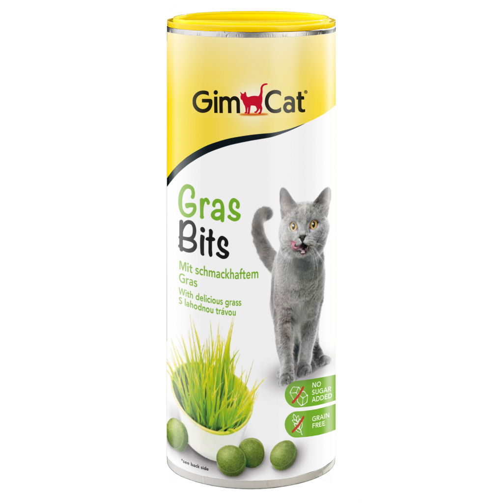Витамины для кошек GimCat GrasBits витаминизированные таблетки с травой 425 г (4002064417080)