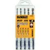 Набор сверл DeWALT универсальных MULTI MATERIAL IMPACT,5 шт, пластиковый кейс (DT60099)