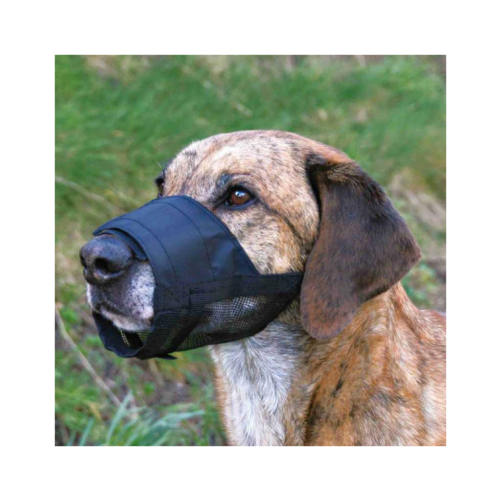 Намордник для собак Trixie закрытого типа с сеткой M 14-20 см/18-39 см (4011905192628) изображение 2