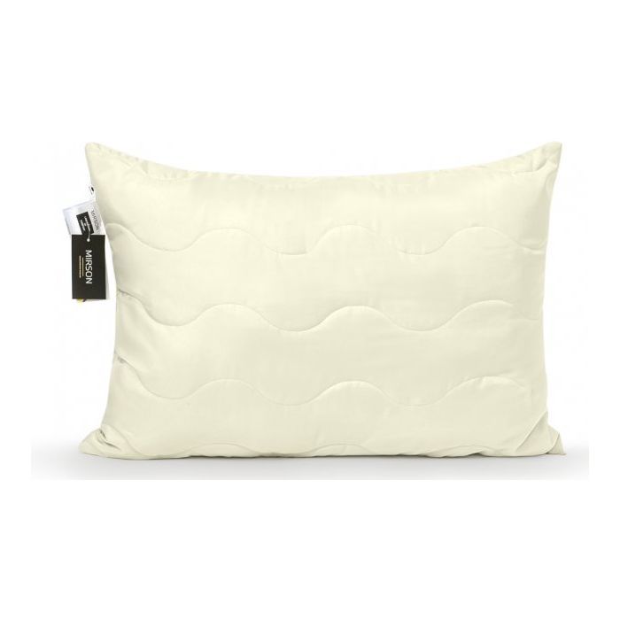 Подушка MirSon антиалергенная EcoSilk 1602 Eco Light Creamy Средняя (2200002647113)
