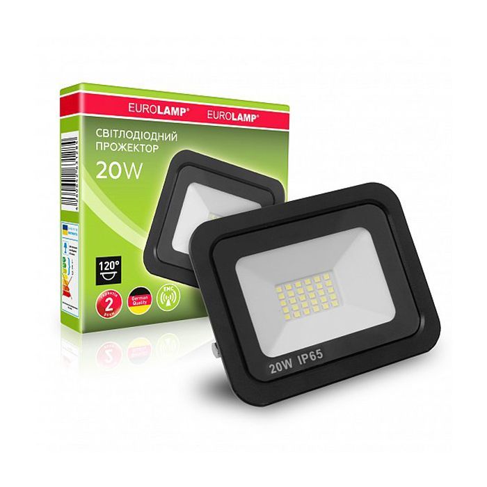 Прожектор Eurolamp LED-FL-20/6 black изображение 3