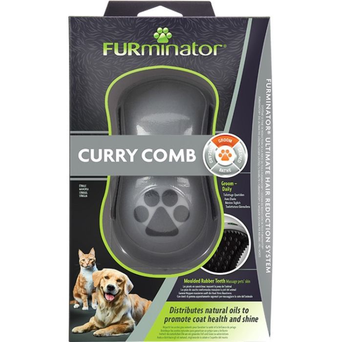 Фурминатор для животных FURminator Расческа-щетка для собак и кошек 12.5х6.5х4 см (8117940144694) изображение 5