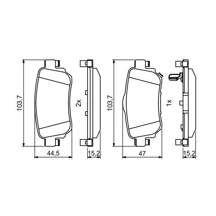 Тормозные колодки Bosch 0986494816 изображение 6
