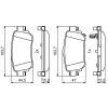 Тормозные колодки Bosch 0986494816 изображение 6