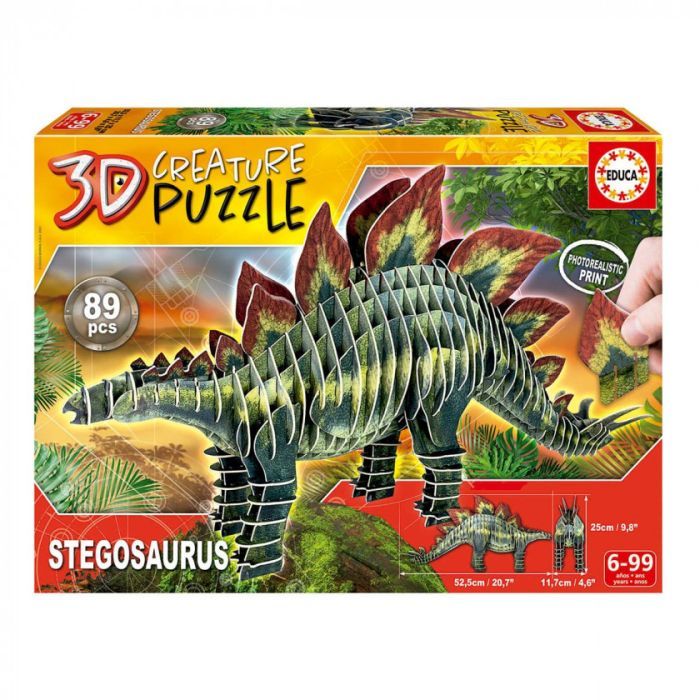 Пазл Educa 3D Educa Стегозавр (6337224)