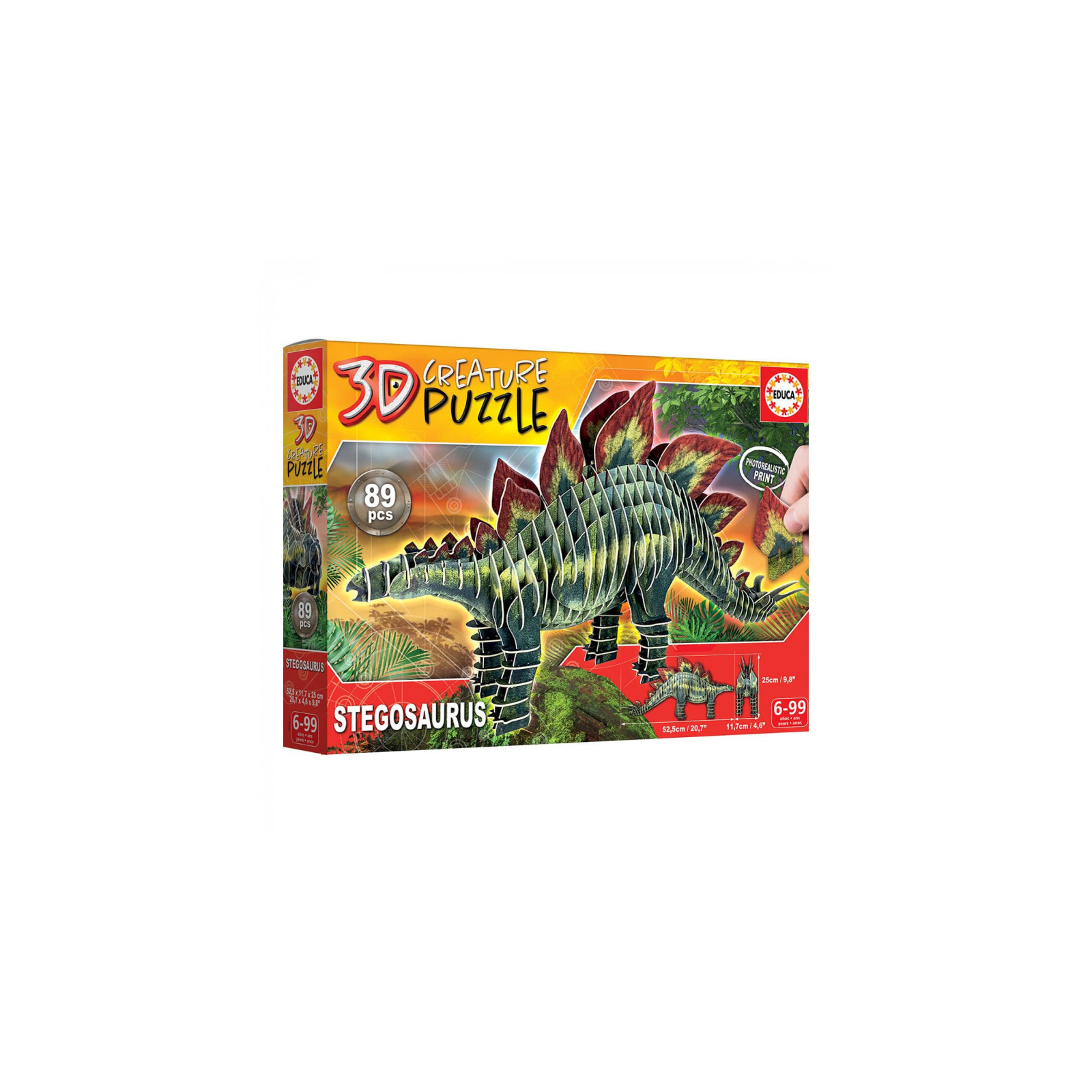 Пазл Educa 3D Educa Стегозавр (6337224) зображення 3