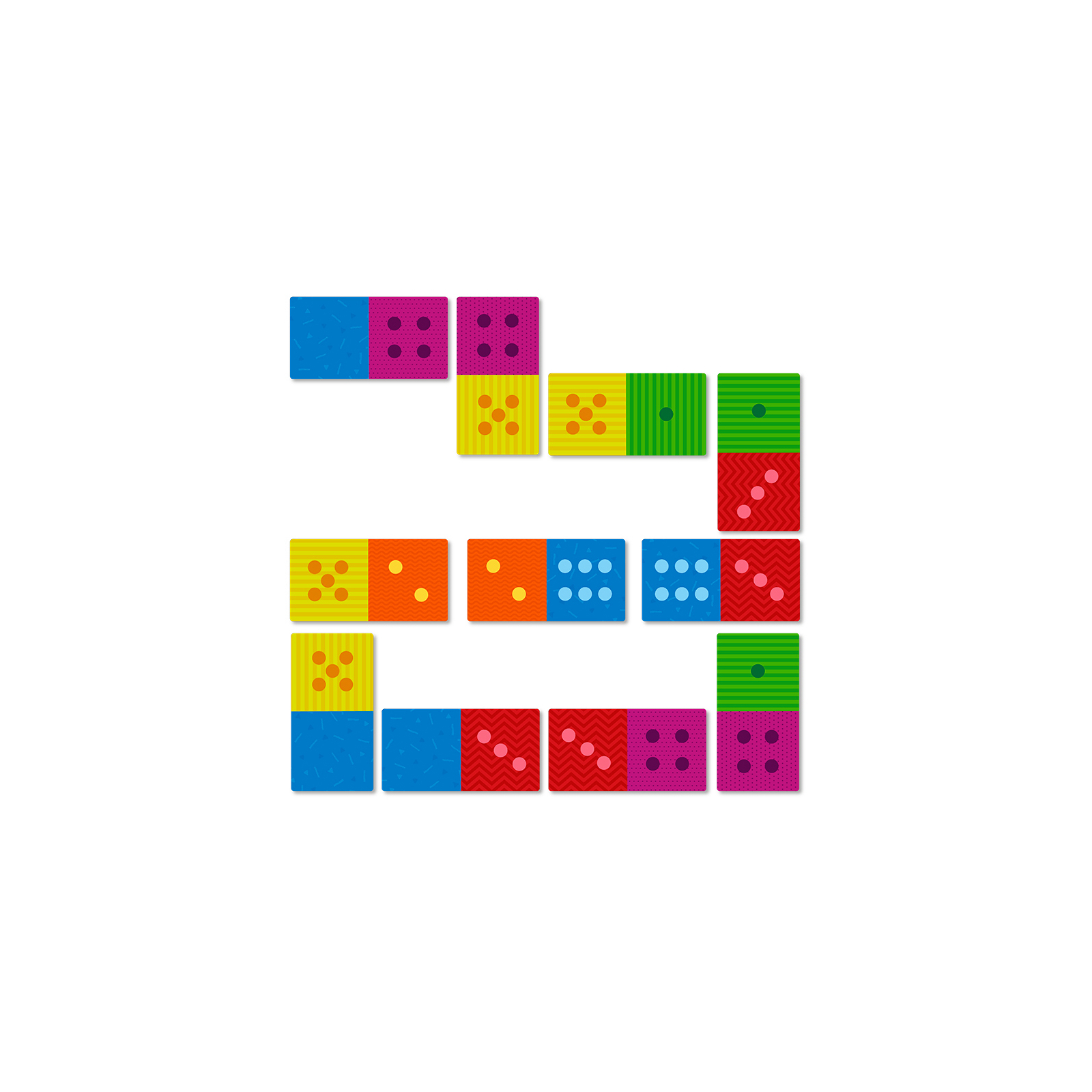 Настольная игра DoDo Домино Классическое (300225) изображение 2
