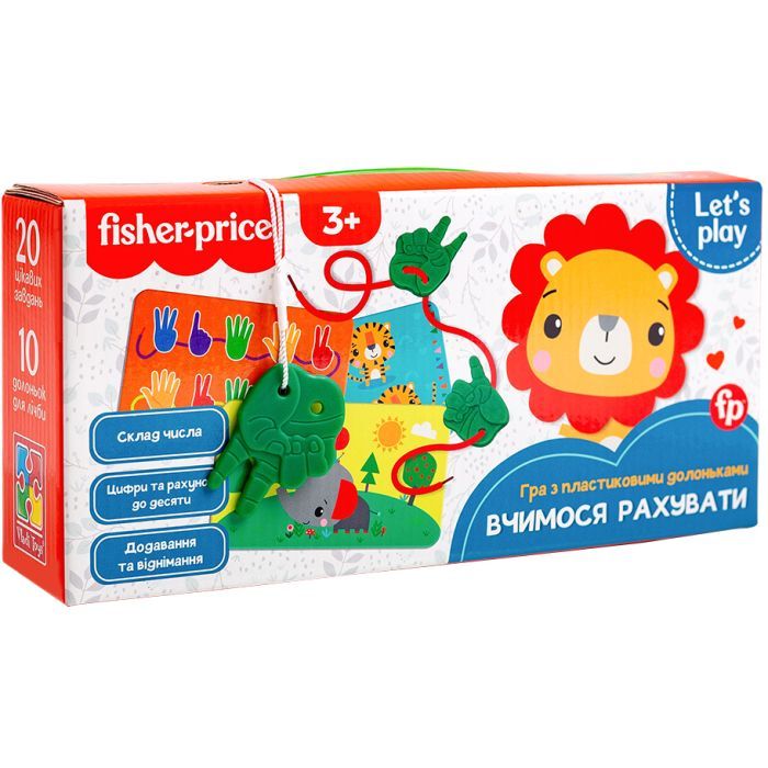 Развивающая игрушка Vladi Toys Игра с пластиковыми ладонями Fisher Price Учимся считать (VT2905-25)