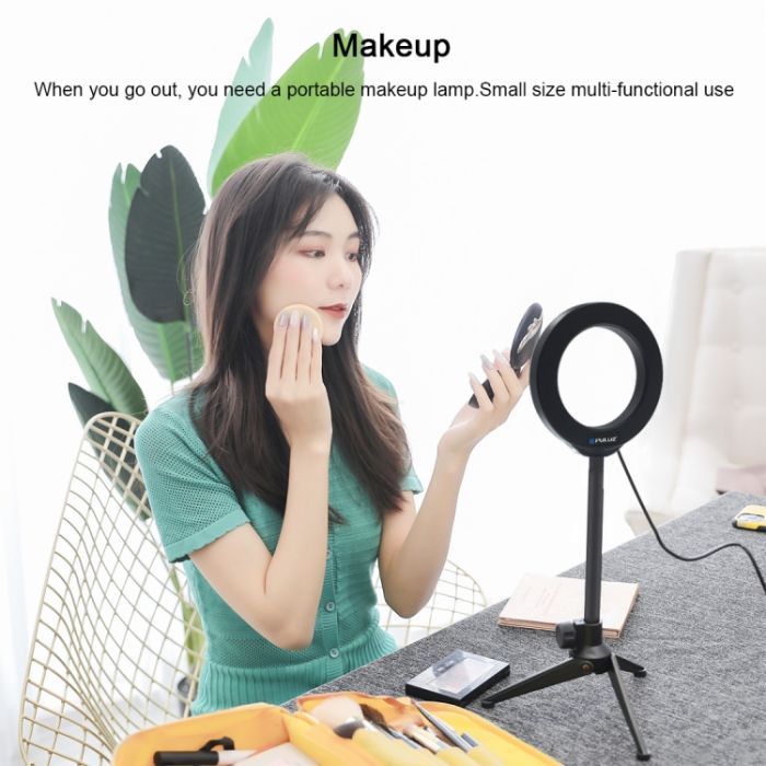Набір блогера Puluz Ring USB LED lamp PKT3084B 4.7" + table stand (PKT3084B) зображення 4