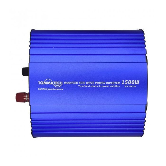 Автомобильный инвертор 12V/220V MS-1500 1800W, approximate sinusoid, USB, Shuko*2 Tommatech (29446) изображение 3