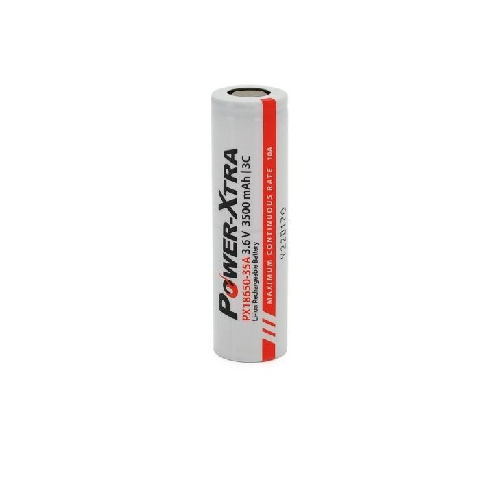 Аккумулятор 18650 3500mAh, 3.6V, white Power-Xtra (PX18650-35A / 29752)